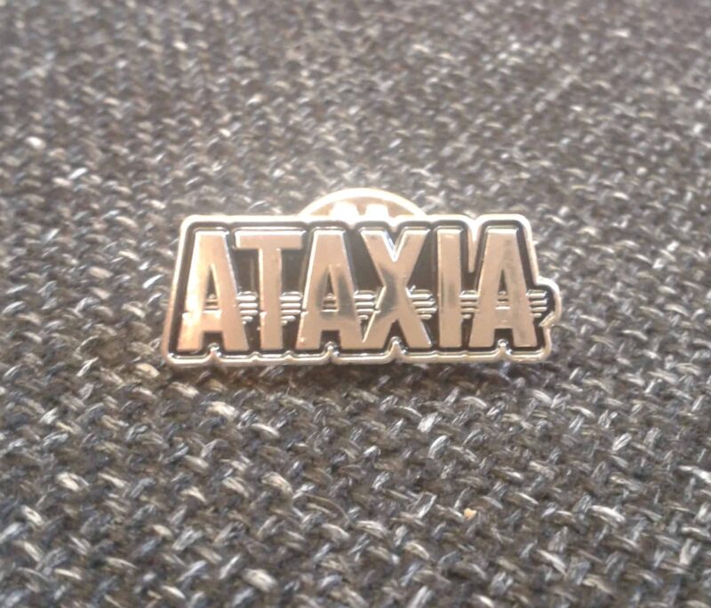 silver pin badge