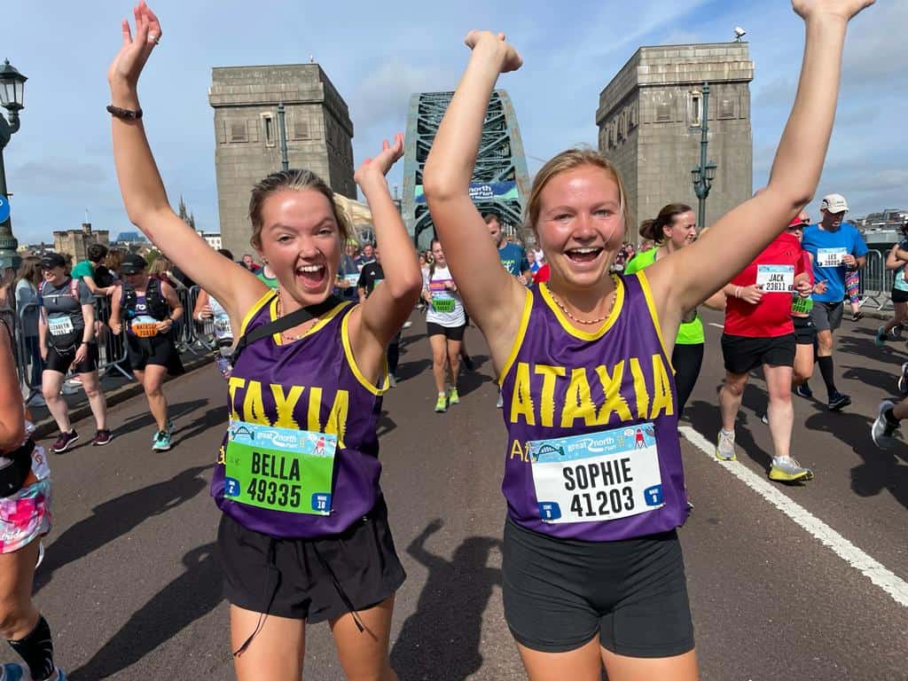 Bella and Sophie, Tyne Bridge