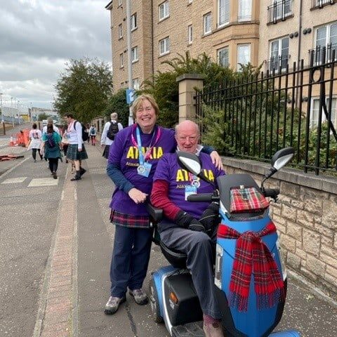 William and Alison Littleboy, Edinburgh Kiltwalk 2022